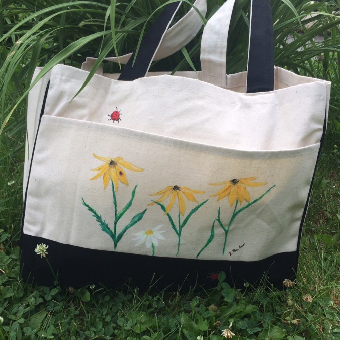 Ladybugs and Black Eyes Tote